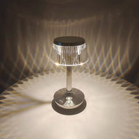 Lampe de Chevet Cristal Tactile Rechargeable Sans Fil