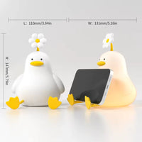 Veilleuse Canard Enfant en Silicone – Rechargeable USB