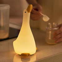Veilleuse Oie en Silicone Souple pour Chambre Enfant